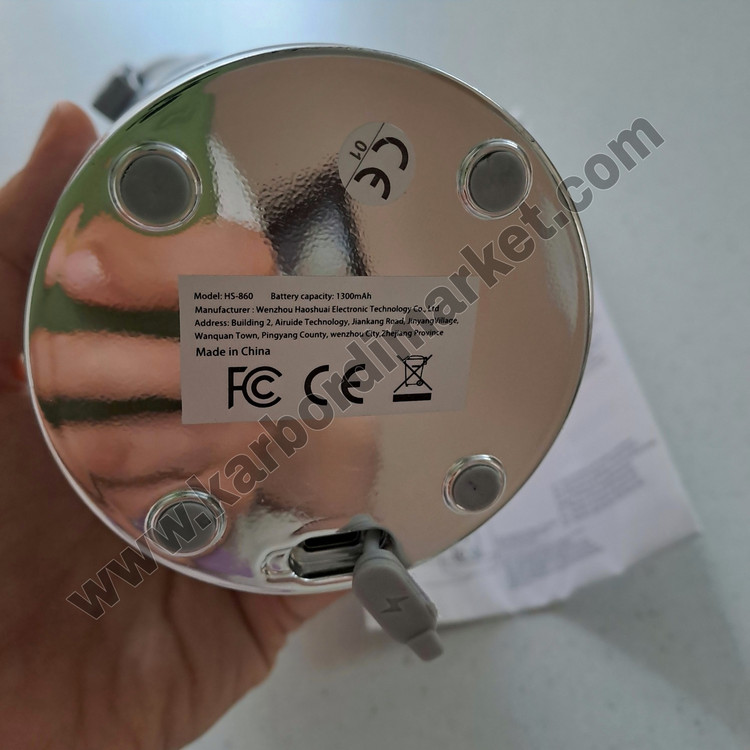 شیکر مخلوط کن شارژی HS-860 حجم 0.450 لیتر