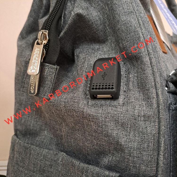 کوله پشتی دانشجویی و اداری لپتاپی usb دار