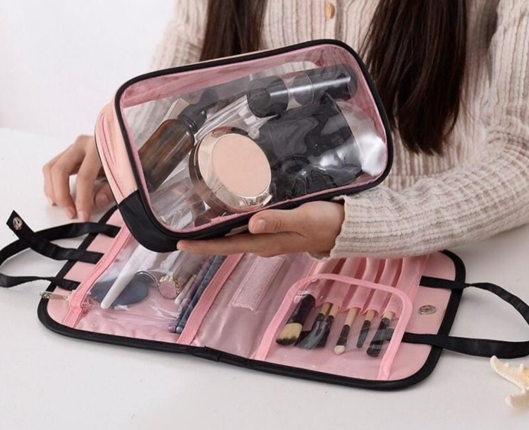 کیف آرایشی دوقسمتی وارداتی